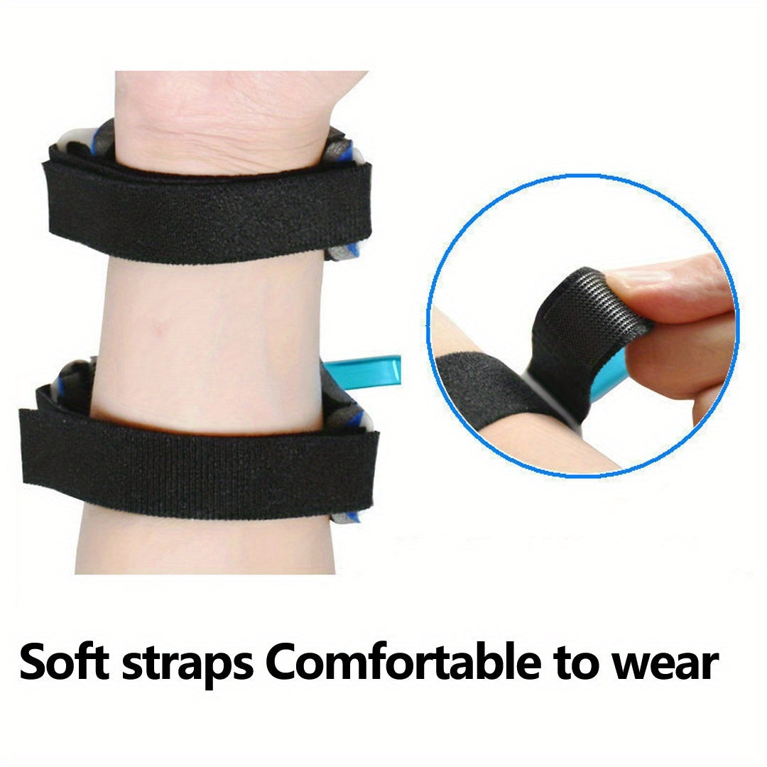 1 Adjustable Finger Exerciser for Hand, Wrist & Finger Rehabilitation - Ergonomic Comfort Fit, Stainless Steel with White Grips, Adjustable Resistance Levels (3.94-7.87inch) for Stroke Recovery, Muscular Dystrophy Prevention & Hand Relax