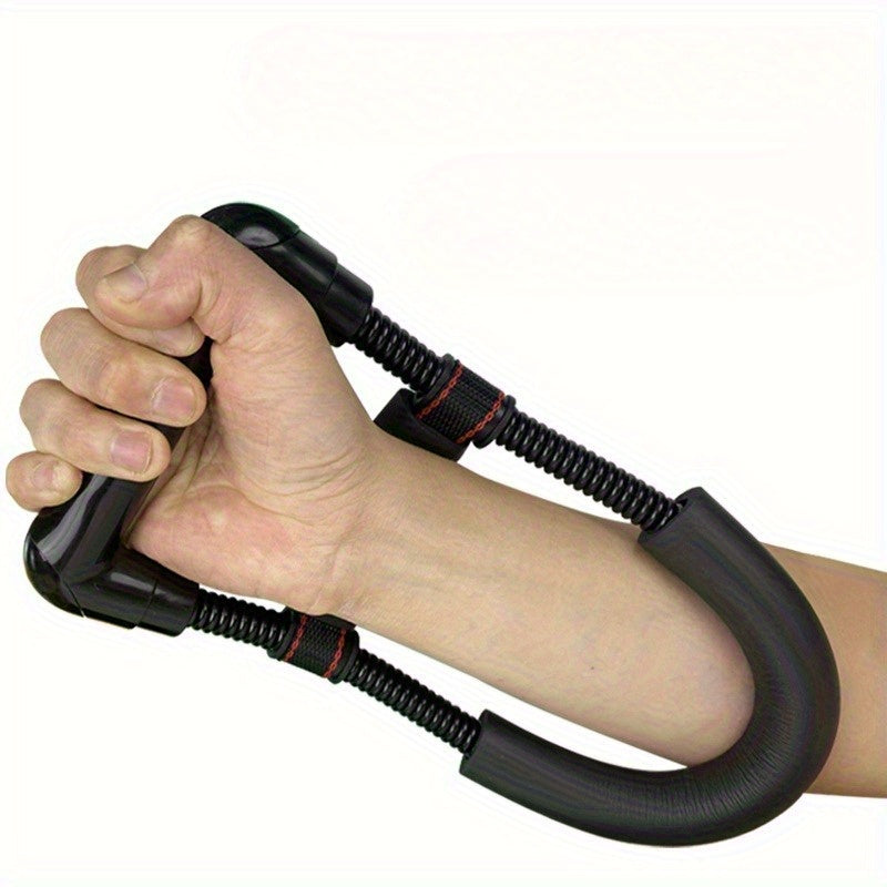 1pc Adjustable Anti-Skid Wrist Strength Device - Ergonomic Arm Grip Trainer with Dual-Effect Resistance for Forearm & Upper Body Workouts, Durable Non-Slip Fitness Equipment for Home Gym & Strength Training (Black)