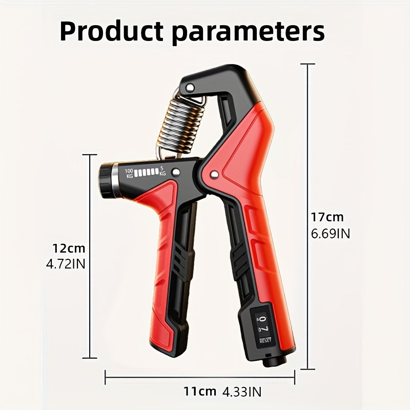 Grip Strength Trainer Ergonomic Handle Ergonomic Grip Strengthener 11.02-220.46LB Resistance Adjustable, Suitable for Home Gym Muscle Training Fitness Equipment, Used for Muscle Enhancement and Recovery