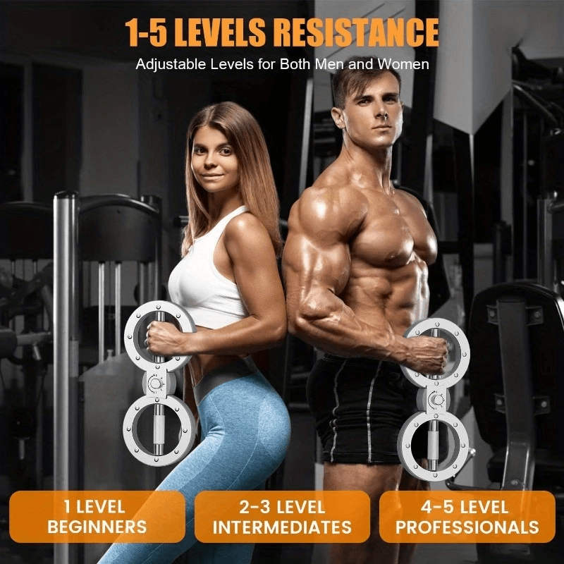 Burning Machine Arm Exercise Equipment- 12-Pound Adjustable Resistance Forearm Strength Trainer with a 360° Rotation Function, Suitable for Both Men And Women.