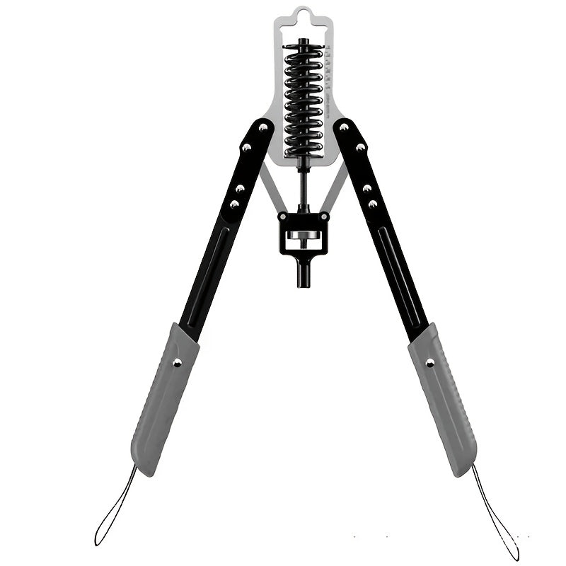 Adjustable Chest and Arm Exerciser - Stainless Steel, No-Battery, Hydraulic Grip Strength Trainer for Home Fitness, Chest and Arm Workout Equipment|Adjustable Resistance|Durable Construction, Chest Workout Equipment, Without Battery