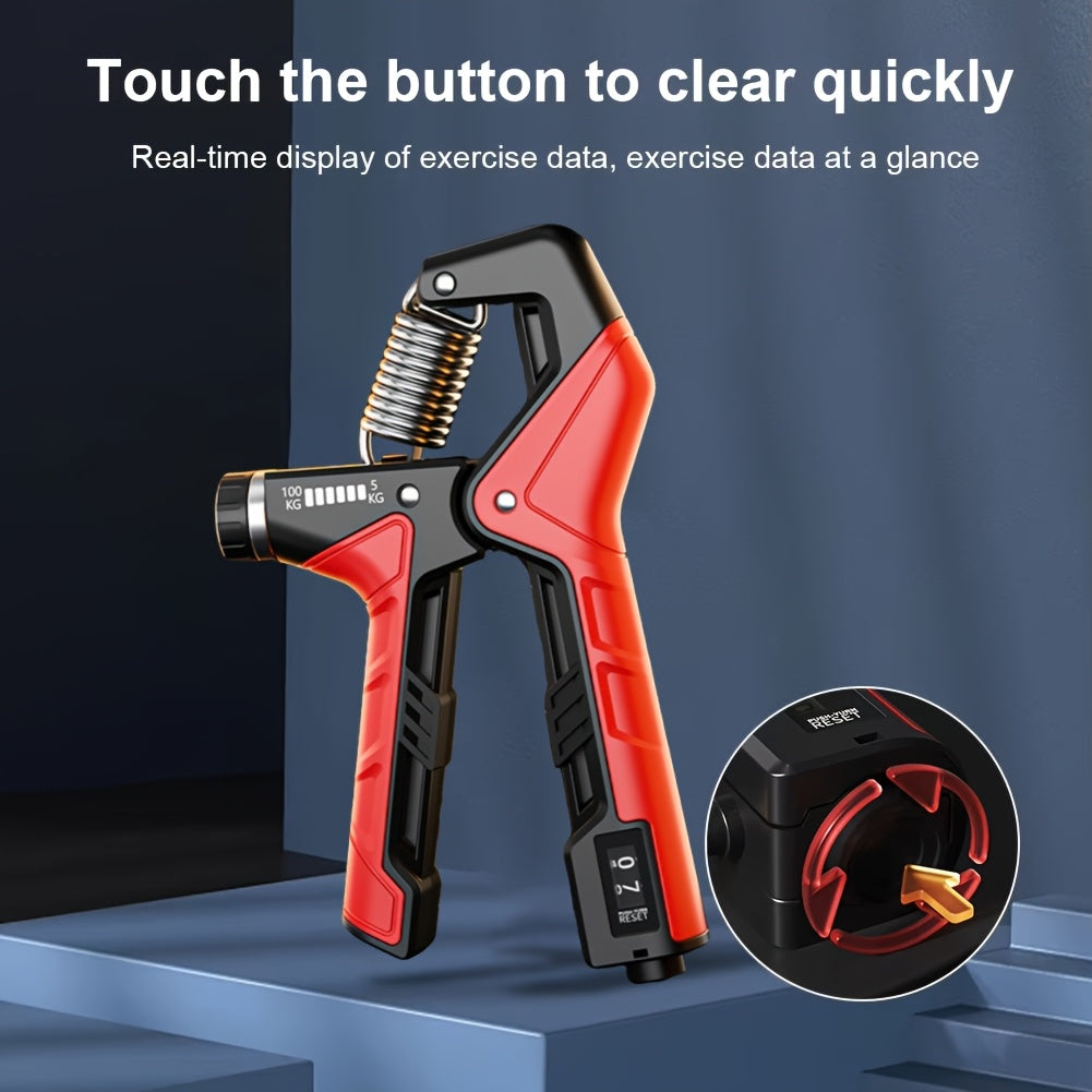 Grip Strength Trainer Ergonomic Handle Ergonomic Grip Strengthener 11.02-220.46LB Resistance Adjustable, Suitable for Home Gym Muscle Training Fitness Equipment, Used for Muscle Enhancement and Recovery
