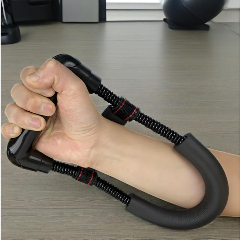 1pc Adjustable Anti-Skid Wrist Strength Device - Ergonomic Arm Grip Trainer with Dual-Effect Resistance for Forearm & Upper Body Workouts, Durable Non-Slip Fitness Equipment for Home Gym & Strength Training (Black)