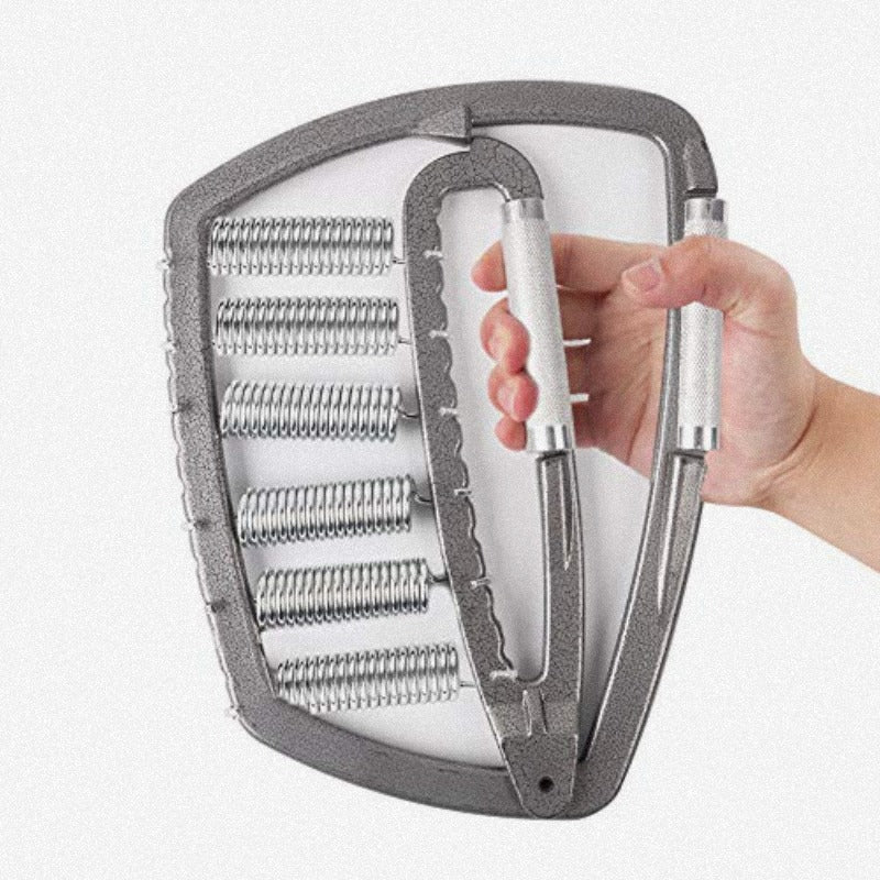 Professional Heavy-Duty Hand Grip Strengthener - 1200lbs Max Resistance, Adjustable Grip Strength Trainer with 6-Spring System, Non-Slip Base & Ergonomic Handle - Portable Muscle Builder for Home Gym, Office, Weightlifting, CrossFit - Ideal for Athletes,