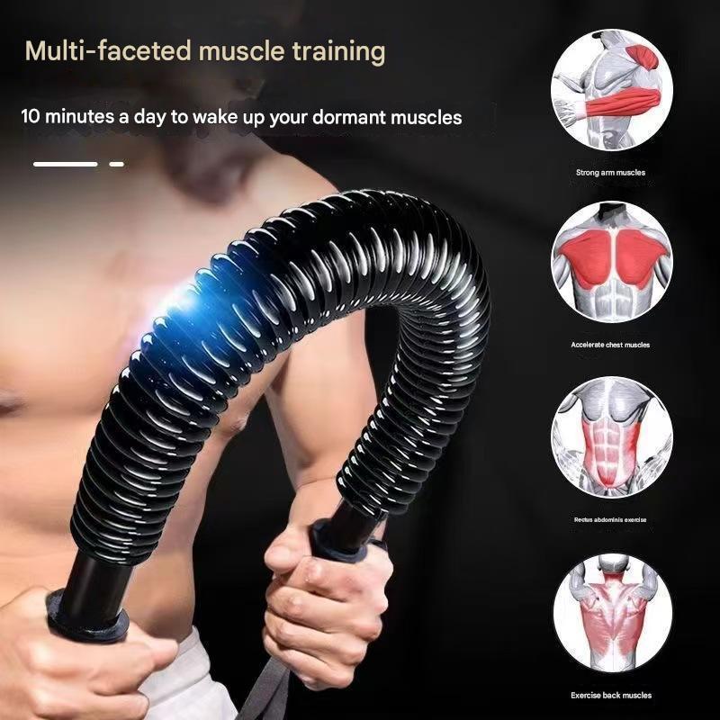 Adjustable Arm & Chest Strength Trainer, 44-88 lbs Resistance - Multi-Purpose Spring Fitness Tool for Home, Gym, Indoor & Outdoor Workouts - Black Iron/Aluminum Construction - Targets Forearms, Chest, Back & Abs Muscles, Muscle Training Equipment |