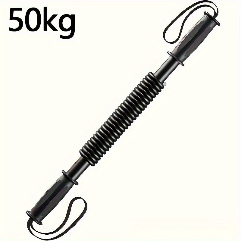4-Size Adjustable Arm & Chest Strengthener - Unisex Black Iron Fitness Equipment for Home Gym, No Power Needed, Perfect Christmas Halloween Gift for Men & Women, Workout Accessories, Sleek Design, Sturdy Construction, Durable Construction, Best for