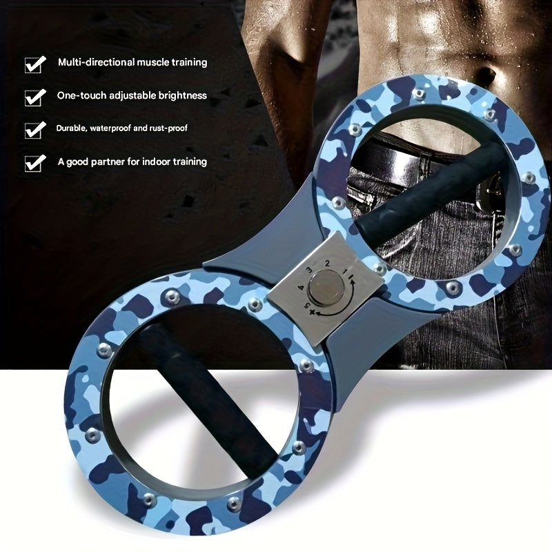 Speed Arm Device, Multi-functional Camouflage Arm Strength Bar With Resistance Adjustment, Arm Fitness Boxing Speed Training Equipment, Fitness Fighting Boxing Training, Rotating Forearm And Grip Strength Training Device