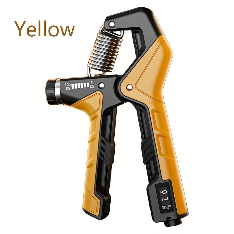 Grip Strength Trainer Ergonomic Handle Ergonomic Grip Strengthener 11.02-220.46LB Resistance Adjustable, Suitable for Home Gym Muscle Training Fitness Equipment, Used for Muscle Enhancement and Recovery