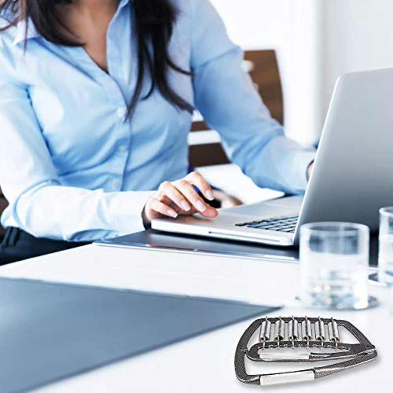 Professional Heavy-Duty Hand Grip Strengthener - 1200lbs Max Resistance, Adjustable Grip Strength Trainer with 6-Spring System, Non-Slip Base & Ergonomic Handle - Portable Muscle Builder for Home Gym, Office, Weightlifting, CrossFit - Ideal for Athletes,