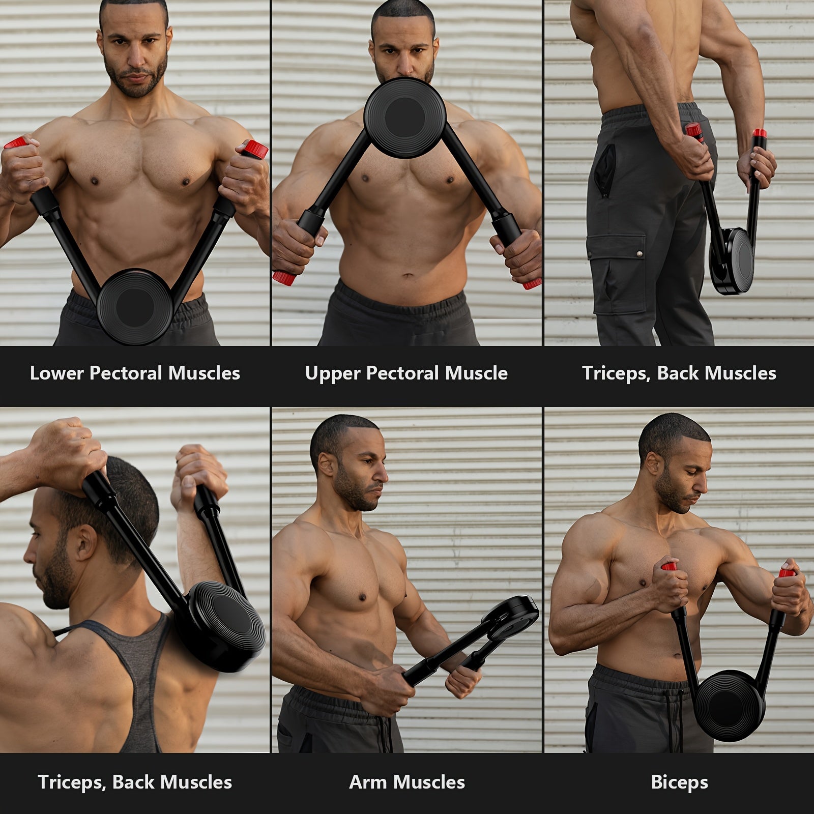 EAST MOUNT Twister Arm Exerciser - Adjustable 22-440lbs Hydraulic Power, Home Chest Expander, Upperbody Chest Workout, Shoulder Muscle Training Fitness Equipment, Arm Enhanced Exercise Strengthener