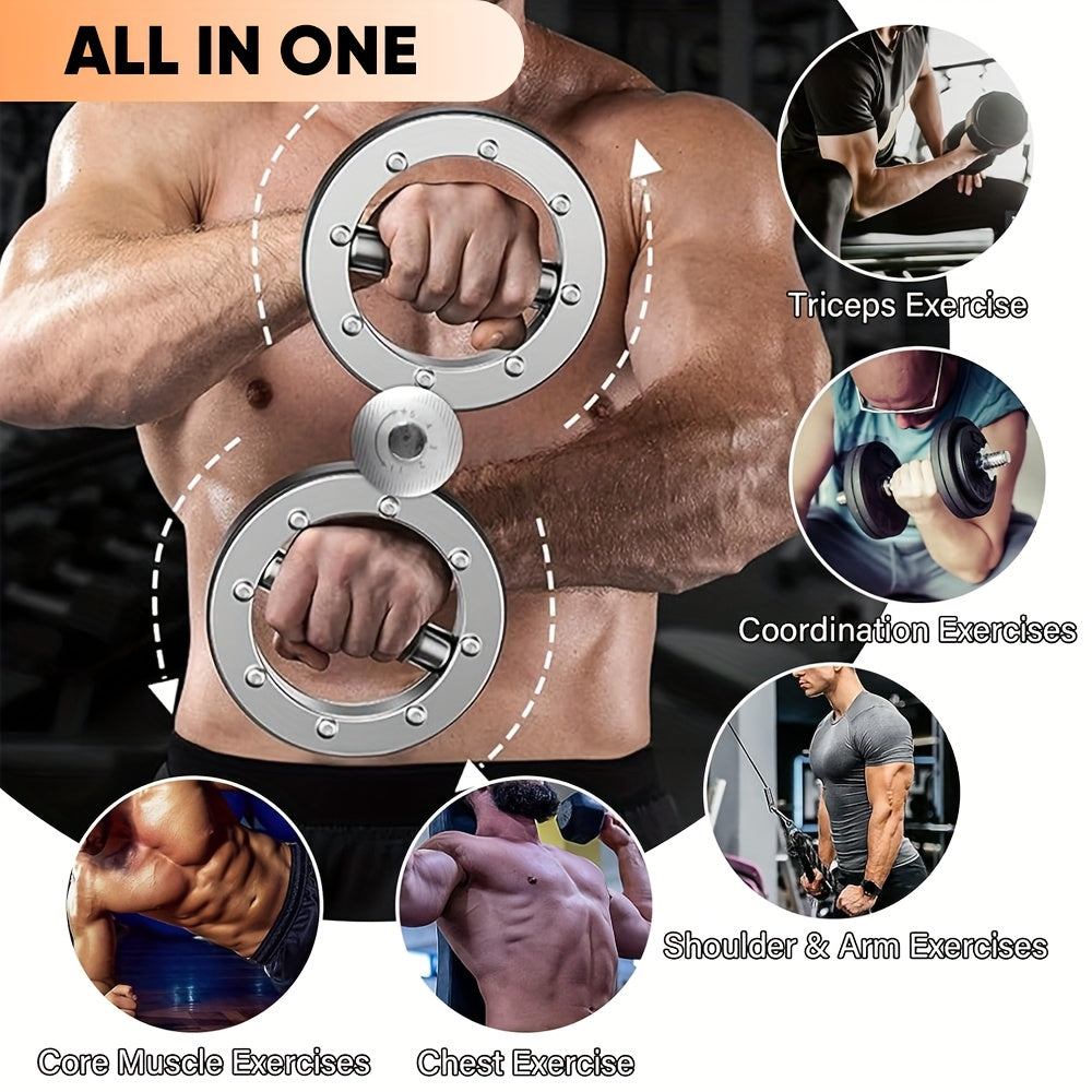 Sakerplus Rotator Burn Machine - Heavy-Duty Adjustable Resistance Training System with 360° Rotating Arm & Shoulder Workout Equipment, Home Gym Strength Trainer with Ergonomic Grip, Non-Electric Muscle Builder for Men - Ideal for Bicep, Tricep, Forearm,