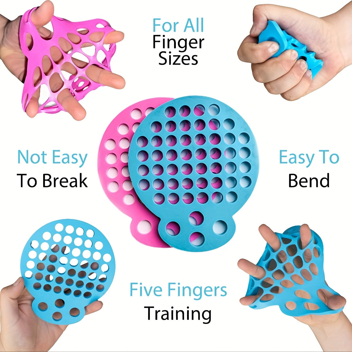 Finger Stretcher Hand Finger Extension Exerciser for Grip Strength and Physical | Hand Exercise Web with Various Resistance Levels