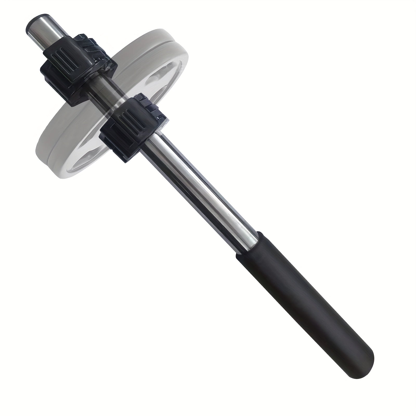 Adjustable Wrist & Forearm Strength Trainer with Ergonomic Handle - Non-Electric Home Gym Equipment for Beginners to Advanced, Black Iron Grip Enhancer for All Fitness Levels, Workout Accessories, Sleek Design, Sturdy Construction