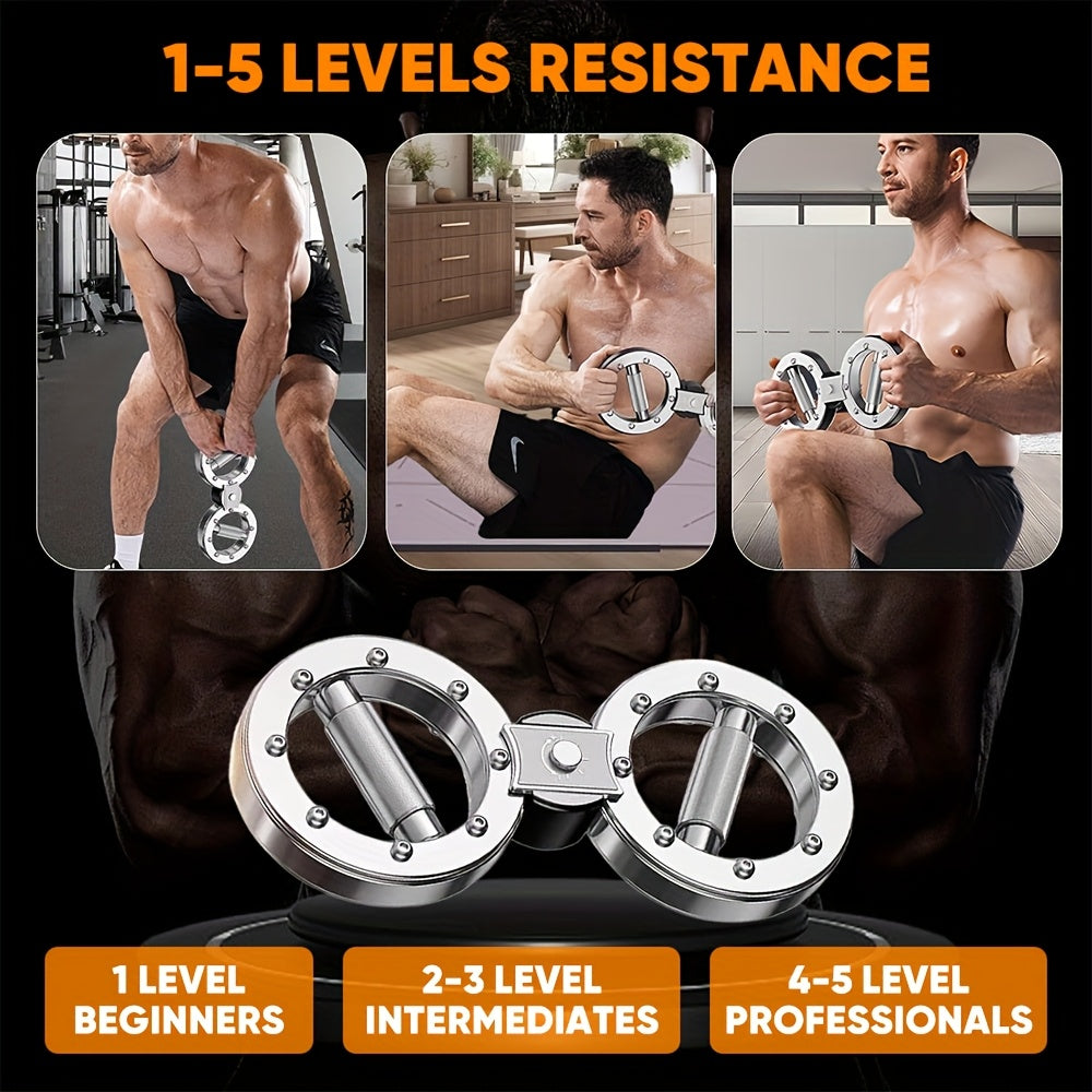 Sakerplus Rotator Burn Machine - Heavy-Duty Adjustable Resistance Training System with 360° Rotating Arm & Shoulder Workout Equipment, Home Gym Strength Trainer with Ergonomic Grip, Non-Electric Muscle Builder for Men - Ideal for Bicep, Tricep, Forearm,