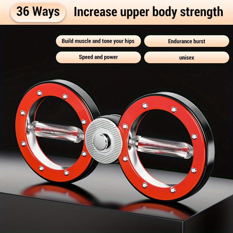 Resistance Adjustment Boxing Speed Arm Home Figure 8 Multi-Functional Flywheel Wrist Combat Fitness Boxing Speed Trainer Black Red
